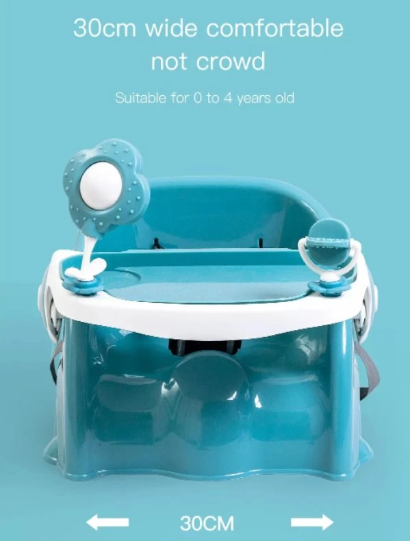 Novel Plastic Baby Booster Seat Portable and Detachable for High Chair Dining Table Feeding