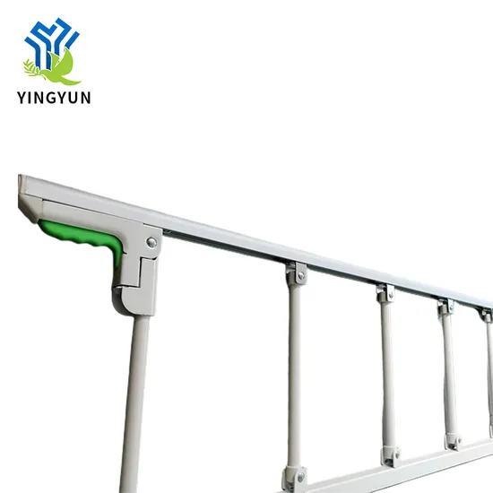 Medical Safety Equipment Hospital Bed Side 6 Steel Bars Straight Guard Rails 