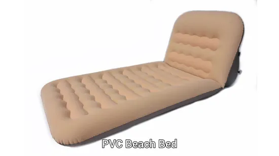 Comfortable Inflatable PVC Beach Bed for Leisure and Relaxation Time
