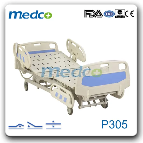 Fast Delivery Time 3 Functions Nursing Hospital Electric Bed with ISO/Ce 