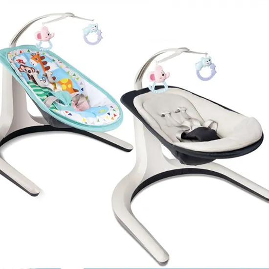 Detachable 2 in 1 Trampoline Five Point Harness Baby Bouncer and Rocker 