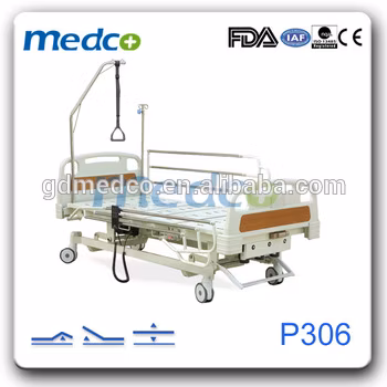 Fast Delivery Time Medical Equipemt 3 Functions Electric Nursing Bed for Sales 