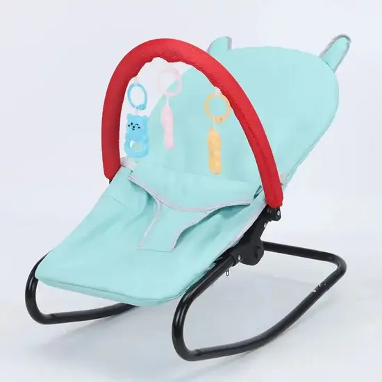 Popular Baby Toys Cheap Rocking Chairs Baby Bouncer and Rocker Chair with Toys 