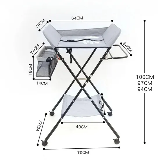Top Rated Baby Changing Station Diaper Tables Foldable 
