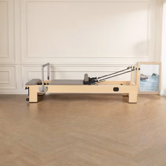 Top Quality Imported Solid Wood Pilates Reformer Bed Stable Frame for Long Time Studio Coaching
